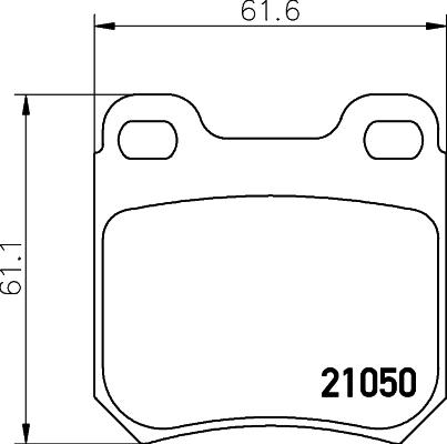 HELLA 8DB 355 032-581 - Jarrupala, levyjarru inparts.fi