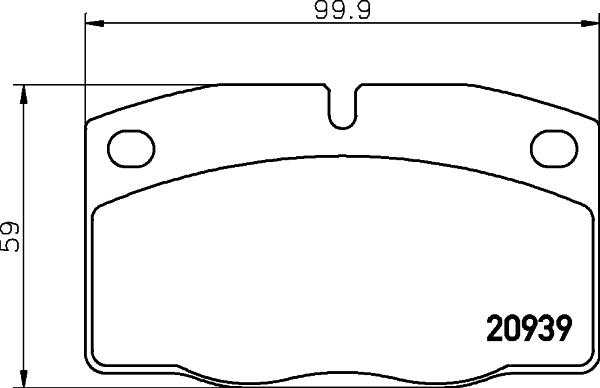 HELLA 8DB 355 007-251 - Jarrupala, levyjarru inparts.fi