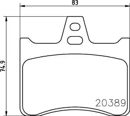 HELLA 8DB 355 007-201 - Jarrupala, levyjarru inparts.fi