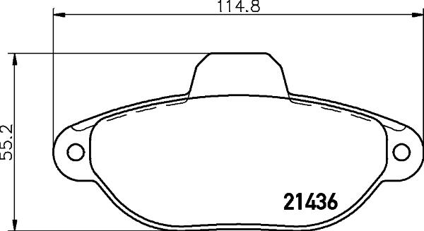 HELLA 8DB 355 019-931 - Jarrupala, levyjarru inparts.fi