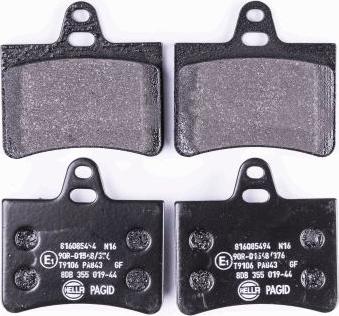 HELLA 8DB 355 019-441 - Jarrupala, levyjarru inparts.fi