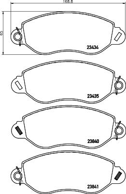 HELLA 8DB 355 019-451 - Jarrupala, levyjarru inparts.fi