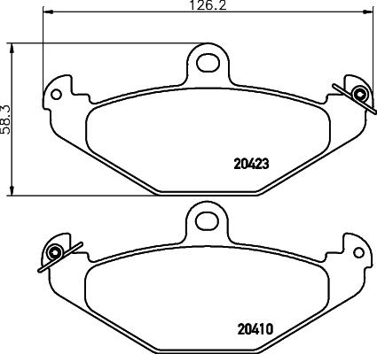 HELLA 8DB 355 019-401 - Jarrupala, levyjarru inparts.fi