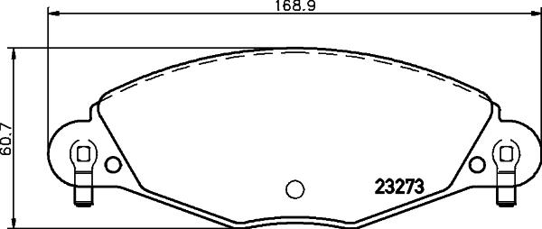 HELLA 8DB 355 019-421 - Jarrupala, levyjarru inparts.fi