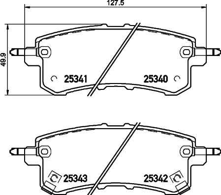 HELLA 8DB 355 019-541 - Jarrupala, levyjarru inparts.fi