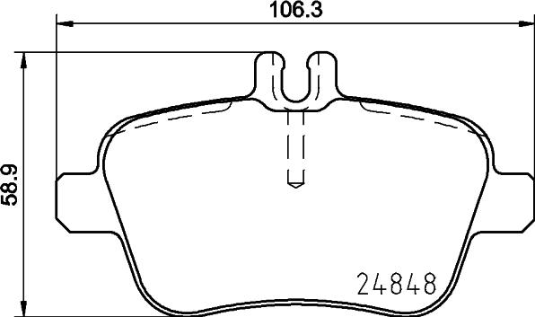 HELLA 8DB 355 019-641 - Jarrupala, levyjarru inparts.fi