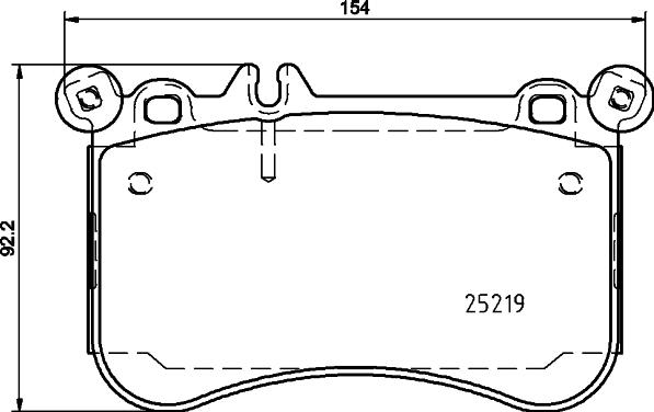 HELLA 8DB 355 019-611 - Jarrupala, levyjarru inparts.fi