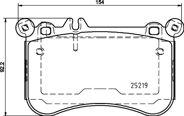 HELLA 8DB 355 019-671 - Jarrupala, levyjarru inparts.fi