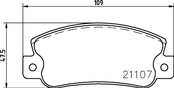 HELLA 8DB 355 019-061 - Jarrupala, levyjarru inparts.fi