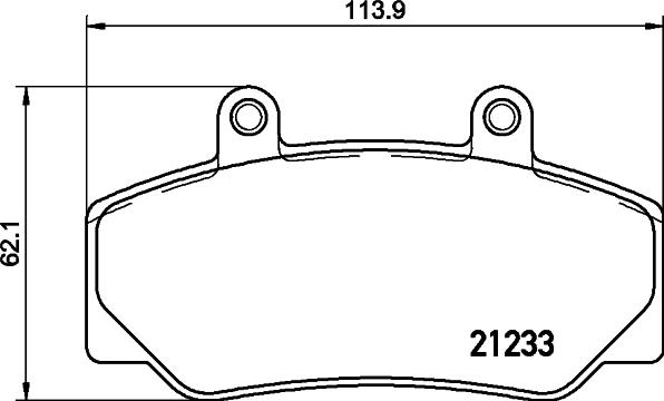 HELLA 8DB 355 019-031 - Jarrupala, levyjarru inparts.fi