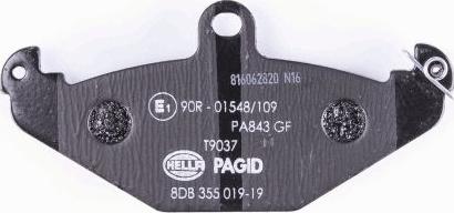 HELLA 8DB 355 019-191 - Jarrupala, levyjarru inparts.fi