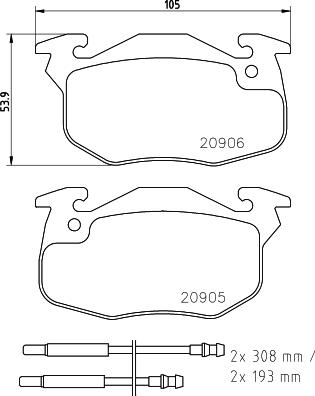 HELLA 8DB 355 019-131 - Jarrupala, levyjarru inparts.fi