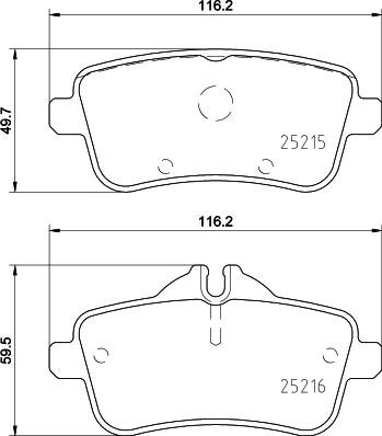 HELLA 8DB 355 019-841 - Jarrupala, levyjarru inparts.fi