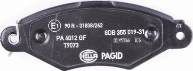 HELLA 8DB 355 019-311 - Jarrupala, levyjarru inparts.fi