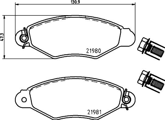 HELLA 8DB 355 019-311 - Jarrupala, levyjarru inparts.fi