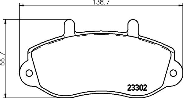 HELLA 8DB 355 019-321 - Jarrupala, levyjarru inparts.fi