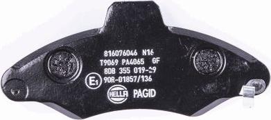 HELLA 8DB 355 019-291 - Jarrupala, levyjarru inparts.fi