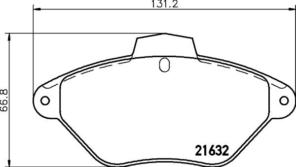 HELLA 8DB 355 019-211 - Jarrupala, levyjarru inparts.fi