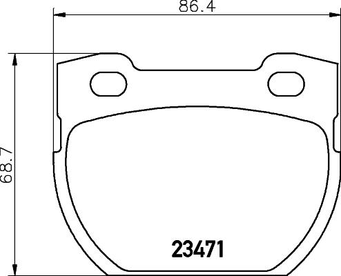 HELLA 8DB 355 019-231 - Jarrupala, levyjarru inparts.fi