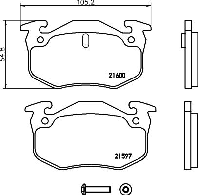 HELLA 8DB 355 019-221 - Jarrupala, levyjarru inparts.fi