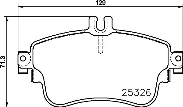 HELLA 8DB 355 019-751 - Jarrupala, levyjarru inparts.fi