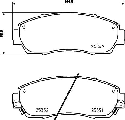 HELLA 8DB 355 019-761 - Jarrupala, levyjarru inparts.fi