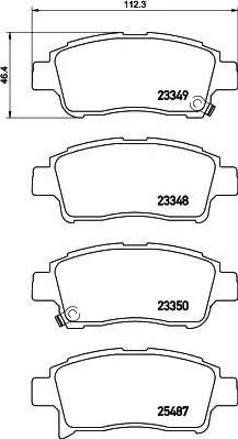 HELLA 8DB 355 019-711 - Jarrupala, levyjarru inparts.fi