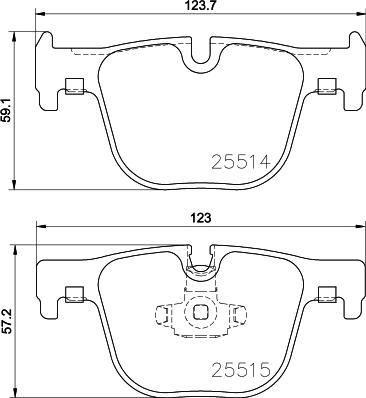 HELLA 8DB 355 019-781 - Jarrupala, levyjarru inparts.fi