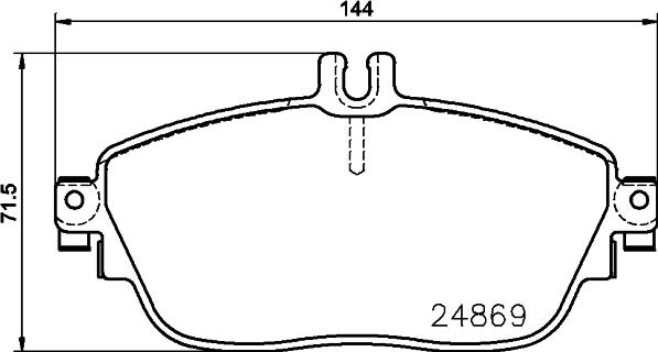 HELLA 8DB 355 019-721 - Jarrupala, levyjarru inparts.fi