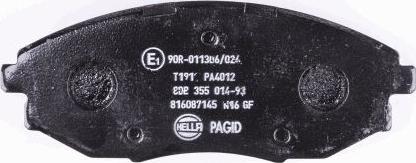 HELLA 8DB 355 014-931 - Jarrupala, levyjarru inparts.fi