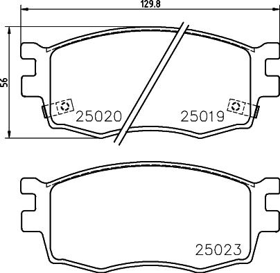 HELLA 8DB 355 014-921 - Jarrupala, levyjarru inparts.fi