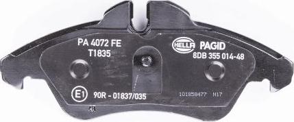 HELLA 8DB 355 014-481 - Jarrupala, levyjarru inparts.fi