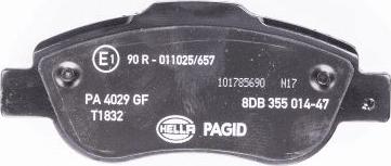 HELLA 8DB 355 014-471 - Jarrupala, levyjarru inparts.fi