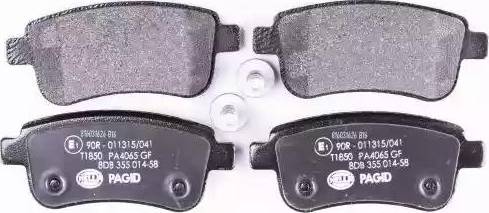 HELLA 8DB 355 014-581 - Jarrupala, levyjarru inparts.fi