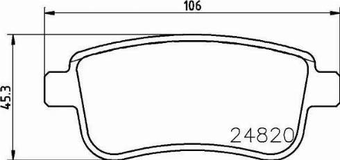 HELLA 8DB 355 014-581 - Jarrupala, levyjarru inparts.fi