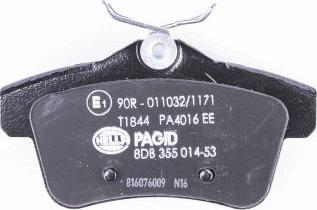 HELLA 8DB 355 014-531 - Jarrupala, levyjarru inparts.fi