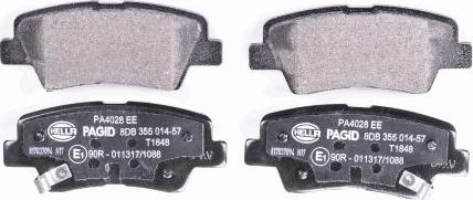 HELLA 8DB 355 014-571 - Jarrupala, levyjarru inparts.fi