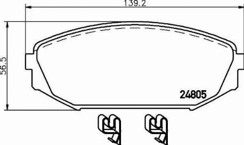 HELLA 8DB 355 014-681 - Jarrupala, levyjarru inparts.fi