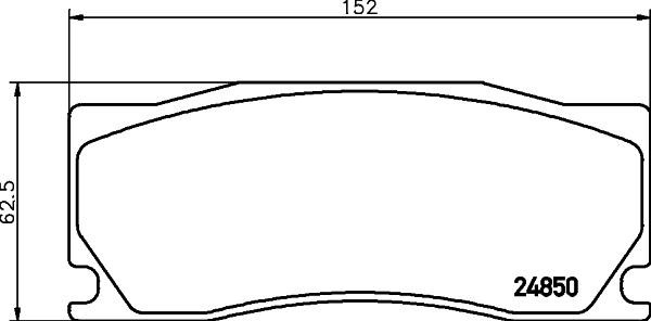 HELLA 8DB 355 014-091 - Jarrupala, levyjarru inparts.fi