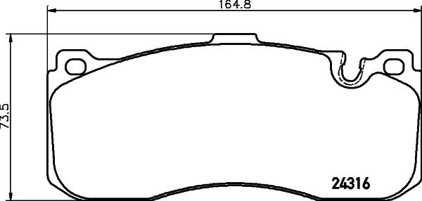 HELLA 8DB 355 014-041 - Jarrupala, levyjarru inparts.fi