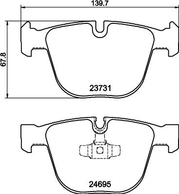 HELLA 8DB 355 014-141 - Jarrupala, levyjarru inparts.fi