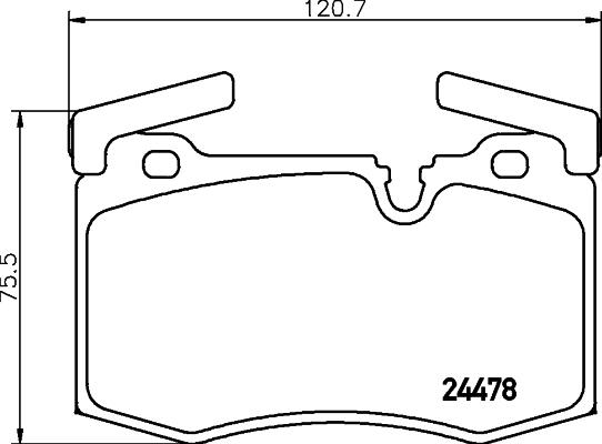 HELLA 8DB 355 014-111 - Jarrupala, levyjarru inparts.fi