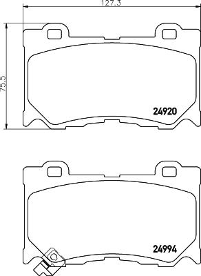 HELLA 8DB 355 014-841 - Jarrupala, levyjarru inparts.fi