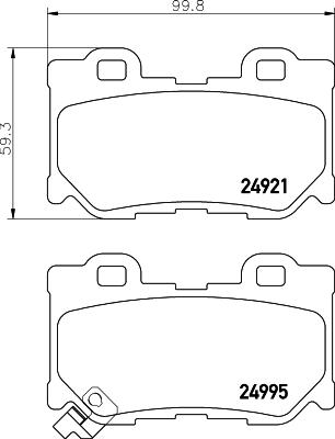 HELLA 8DB 355 014-851 - Jarrupala, levyjarru inparts.fi