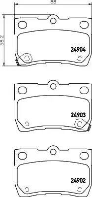 HELLA 8DB 355 014-861 - Jarrupala, levyjarru inparts.fi