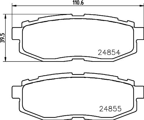 HELLA 8DB 355 014-341 - Jarrupala, levyjarru inparts.fi