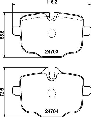 HELLA 8DB 355 026-321 - Jarrupala, levyjarru inparts.fi