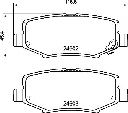 HELLA 8DB 355 014-381 - Jarrupala, levyjarru inparts.fi