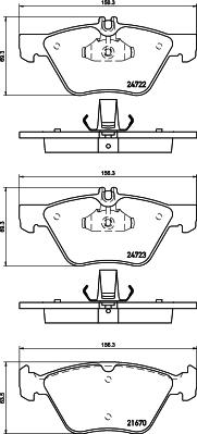 HELLA 8DB 355 014-291 - Jarrupala, levyjarru inparts.fi