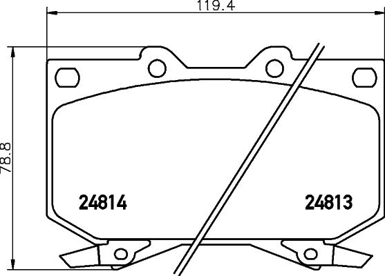 HELLA 8DB 355 014-711 - Jarrupala, levyjarru inparts.fi